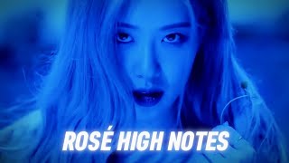 ROSÉS RAW HIGH NOTES [upl. by Dallon]