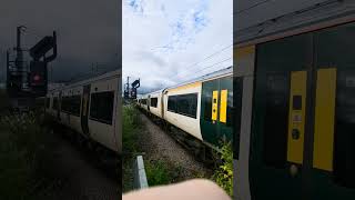 Phasing greatnorthern class387 126as it departs peterborough train trainspottinguk railway [upl. by Asirehc]