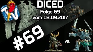 DICED  Die Tabletopshow auf Rocketbeans TV 69  Runewars Battle Report  MOM Miniaturas  DICED [upl. by Danica887]