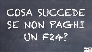 Centro Estetico  Cosa succede se NON paghi un F24 [upl. by Einalem]