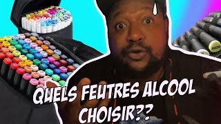 Quels feutres alcool choisir  Ohuhu Twinmarker Promarker Copie Monali [upl. by Reiche]