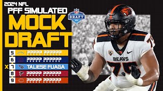 Reacting To Updated Fully Simulated PFF Mock Draft 70  TALIESE FUAGA DRAFTED BEFORE JOE ALT [upl. by Leonelle542]