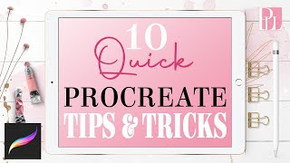 10 Quick Procreate Tips amp Tricks  My Fave Shortcuts to Increase Work Flow amp Make Art Life Easier [upl. by Cope]