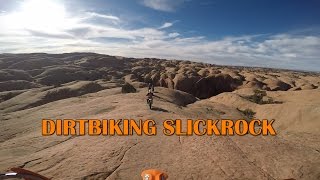 MOAB  Motos on the Slickrock Trail [upl. by Kinnon16]