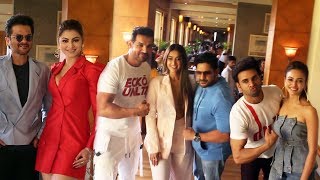 Pagalpanti Movie Promotion With All Star Cast At JW Marriott Juhu  John Urvashi Arshad Ileana [upl. by Lorolla]