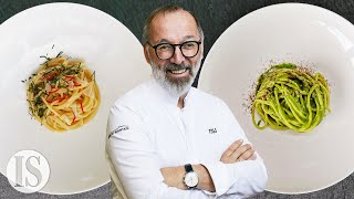 Aglio e olio originale vs gourmet con Norbert Niederkofler  AlpiNN [upl. by Napoleon604]