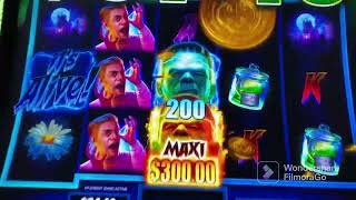 Maxi win 🙌☘️🔥on Frankenstein slots [upl. by Guildroy]