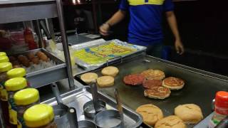 Street Food  Burger Egg Special [upl. by Arondel259]