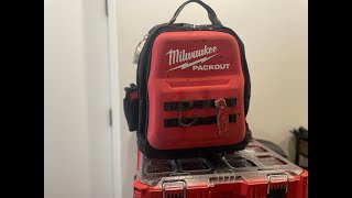 My EDC Tool Bag  Solar Installers Milwaukee Packout Backpack [upl. by Ewan]