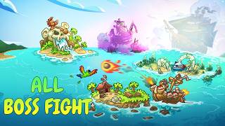 All Pirate Kings Boss Fight  Kingdom Rush Vengeance [upl. by Nwahsir]