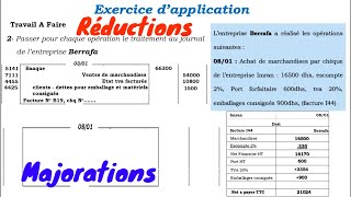 exercice dapplication 8 la facturation réductions et majorations [upl. by Bevon]