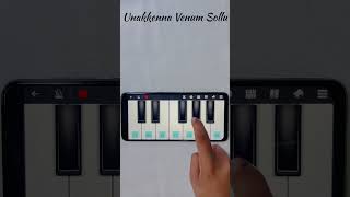 Unakkenna Venum Sollu  Yennai Arindhaal  Piano Songs  shortsfeed shorts shortvideo [upl. by Enaamuj]