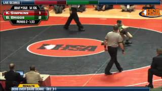 106 lbs Class 1A Match from the IHSA Individual Wrestling Championship Finals [upl. by Torrence]