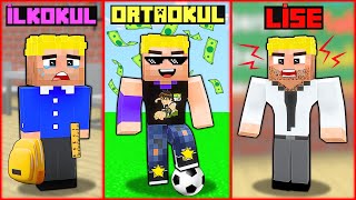 EFEKANIN HAYATI  İLKOKUL  ORTAOKUL  LİSE 😱  Minecraft [upl. by Notsew]