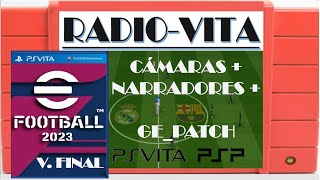 PES 20232425 V FinalV1 PSP PPSSPP y PSVita⚽Cambiar Cámaras y Narradores [upl. by Aicxela]