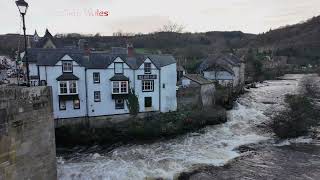 The River Dee at Llangollen Wales 231216 [upl. by Luelle]