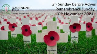 Remembrance Sunday 10th November 2024 [upl. by Howlend994]