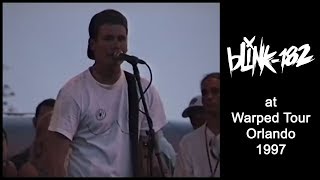 blink182  Live at Warped Tour Orlando 1997 [upl. by Orren]