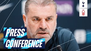 ANGE POSTECOGLOU PRESS CONFERENCE  TOTTENHAM HOTSPUR V NOTTINGHAM FOREST [upl. by Annodahs]