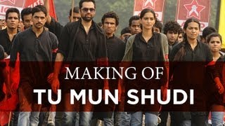 Raanjhanaa  Making of Tu Mun Shudi feat Dhanush Sonam Kapoor and Abhay Deol [upl. by Gnni]