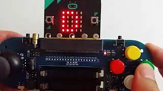 KSB045 microbit Joystick Board DEMO [upl. by Ahsauqal454]