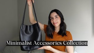 Minimalist Accessories Collection  Capsule Wardrobe Essentials [upl. by Ryle]