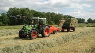 Fendt 309 LSA und Welger AP 52 inkl Schwaden HD [upl. by Trellas]