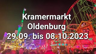 Kramermarkt Oldenburg 2023 RundgangImpressionen [upl. by Alfons739]