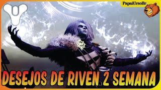 DESTINY 2 │ DESEJOS DE RIVEN 2 SEMANA LOCALIZAÇÃO BAUS ASCENDENTES [upl. by Rasia]