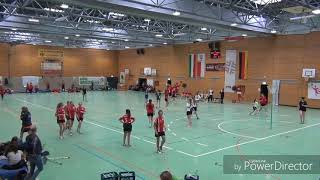 Vorrundenspiel gegen Findorff 2 Halbzeit  Korbball DM 2019 [upl. by Nillor]