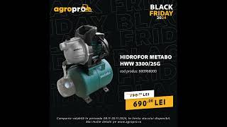 Hidrofor Metabo HWW 330025 G blackfriday [upl. by Jolanta]