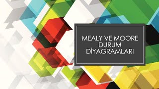 3 Ders  Mealy ve Moore Durum Diyagramları [upl. by Accebor]