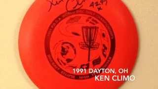 History of the Worlds  Pro Disc Golf World Championship Discs [upl. by Hennie548]