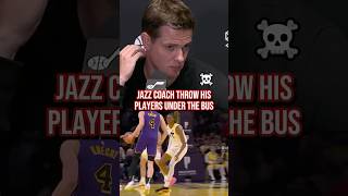 This is hilarious 😂 nba nbashorts daltonknecht utahjazz lakers nbahighlights basketball [upl. by Haimes]