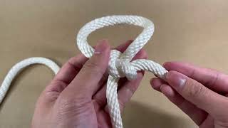 How To Tie A Lariat Knot StepbyStep [upl. by Federica]