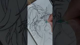 Drawing Mavuika Genshin Impact genshinimpact mavuika drawing pencilart genshin pencildrawing [upl. by Eseuqcaj391]