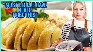 I cook the Viral Hainanese Chicken Rice dish Is it any BETTER [upl. by Acebber]