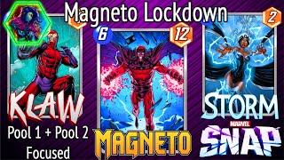 Magneto Lockdown  Free to Play Man Episode 10  Pool 1  Pool 2 Focused  Marvel Snap Gameplay [upl. by Luedtke]