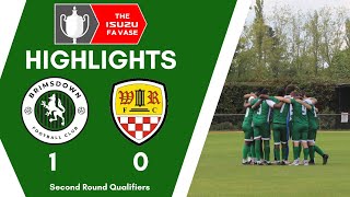 FA VASE  Second Round Qualifiers  MATCH HIGHLIGHT [upl. by Inimak]