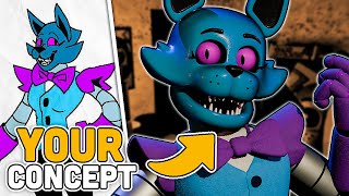 I Turned YOUR Drawings Into FNAF Animatronics [upl. by Wilen]