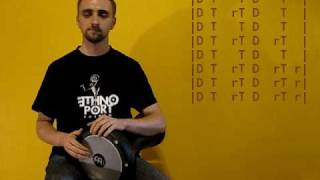 Darbuka Lesson 3  lefthand roll B [upl. by Lucio]