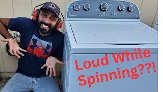 Fixing A WhirlpoolMaytag Washer Which Is Loud During The Spin Cycle [upl. by Arabelle29]