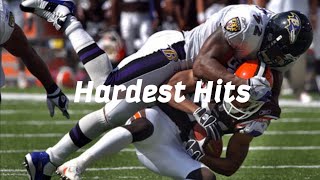 Hardest NFL Hits [upl. by Ellenrahs]