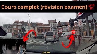 Cours de conduite complet en autoécole  révision examen B1 🇧🇪 [upl. by Melia6]