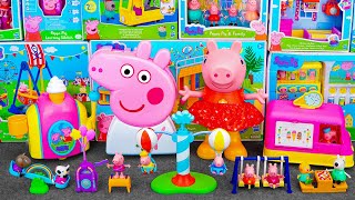 Peppa Pig Toy Unboxing Review ASMR  Peppa Pig Ice Cream Playset Peppa Pig Ice Cream Play Doh Truck [upl. by Kate62]