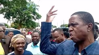 Hakainde Hichilema Sends Zambia Police To Chilufya Tayalis House To Arrest Him [upl. by Aldora177]