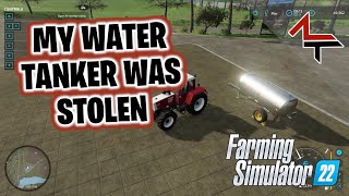 Stolen water tanker  FS22  Sold my hay loft and bought a spinnery got visited by thieves [upl. by Thaddus951]