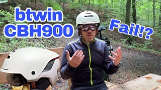 btwin CBH900 der Fahrradhelm mit Visier von Decathlon im Test Review [upl. by Coshow]