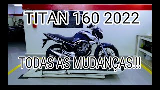 TITAN 160 CINZA MET 2022 NOVIDADES [upl. by Mair971]