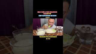 RICE MILK AND CURD CHILDHOOD FOODyt ytviral ytshorts [upl. by Naoh417]